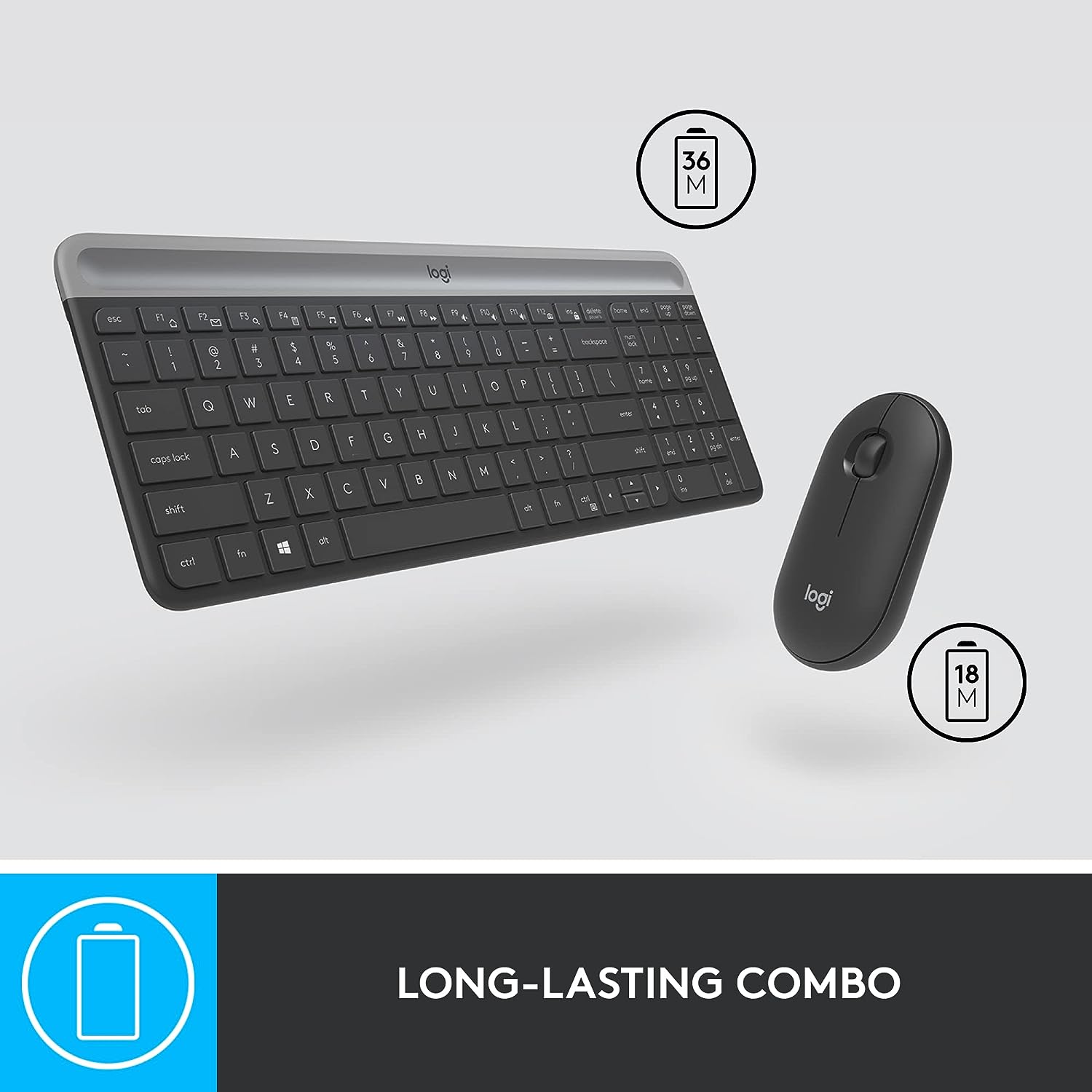 Logitech MK470 Slim Wireless Keyboard and Mouse Combo Logitech MK470 Slim Wireless Keyboard and Mouse Combo